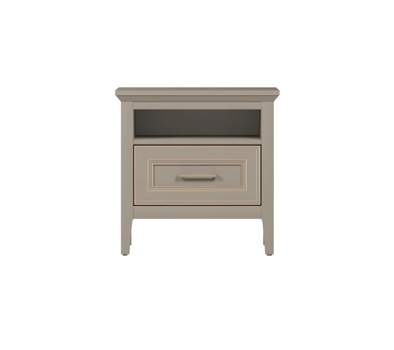 Тумба прикроватная Классик глиняный серый KOM1S
