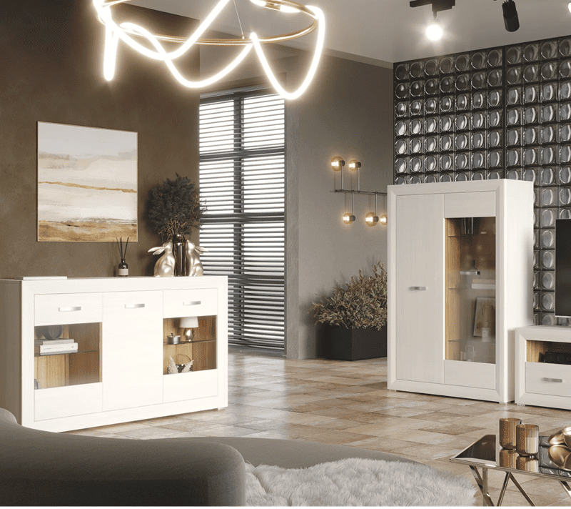 Витрина Мальта лиственница сибирская/орех лион REG1W1D_5