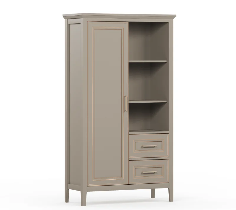 Шкаф Классик глиняный серый REG1D2S_2