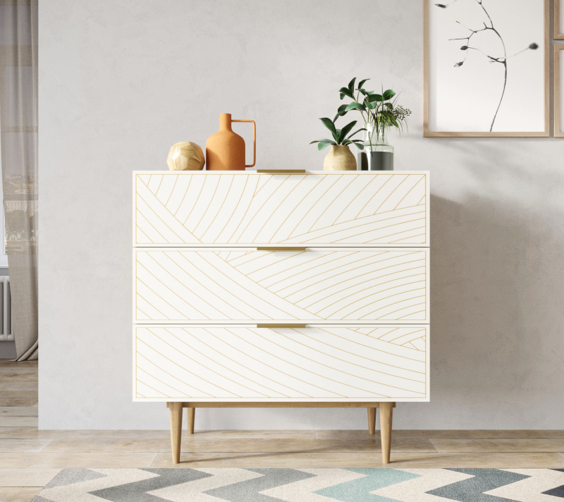 Комод Лайн бежевый LN12/GR1/beige_1