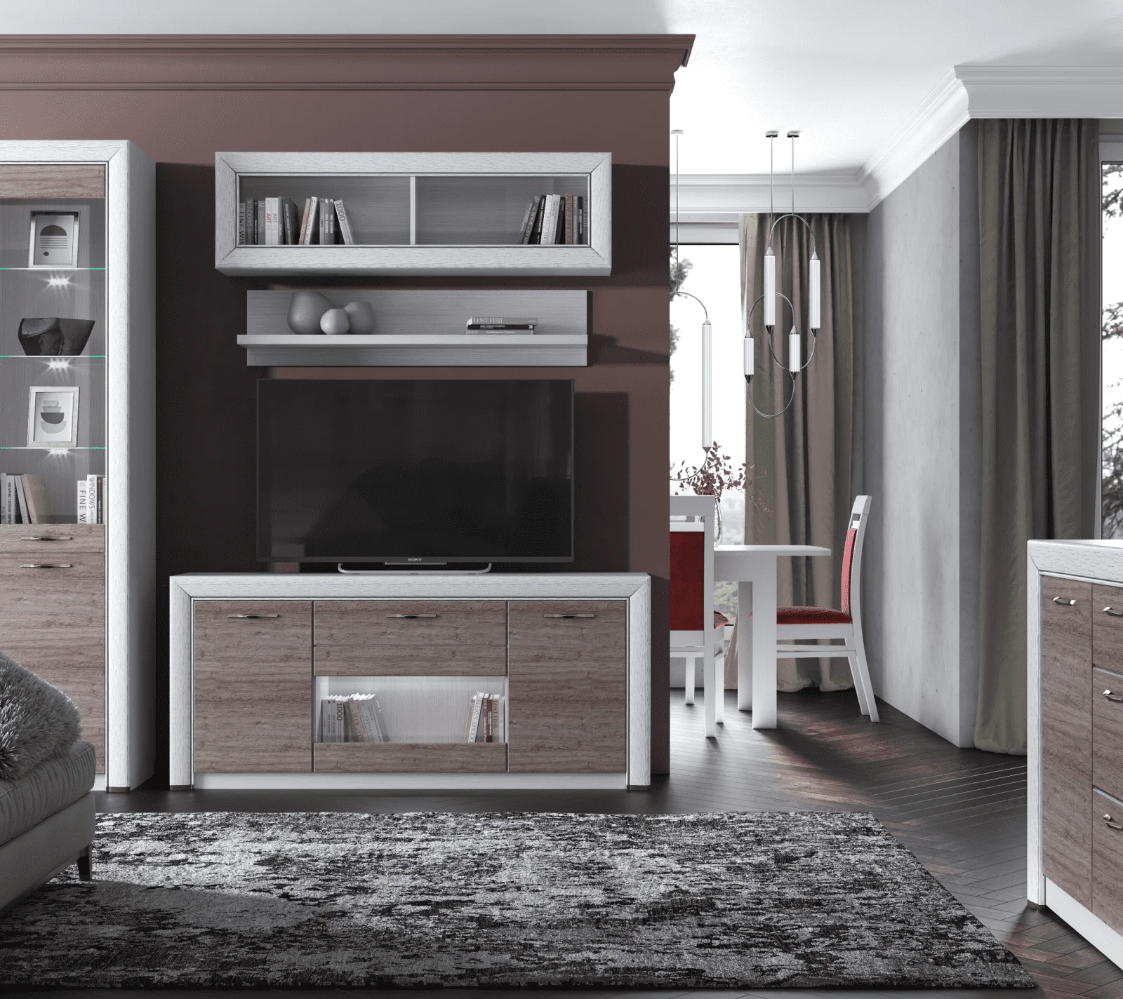 Полка Оливия вудлайн кремовый BT_2