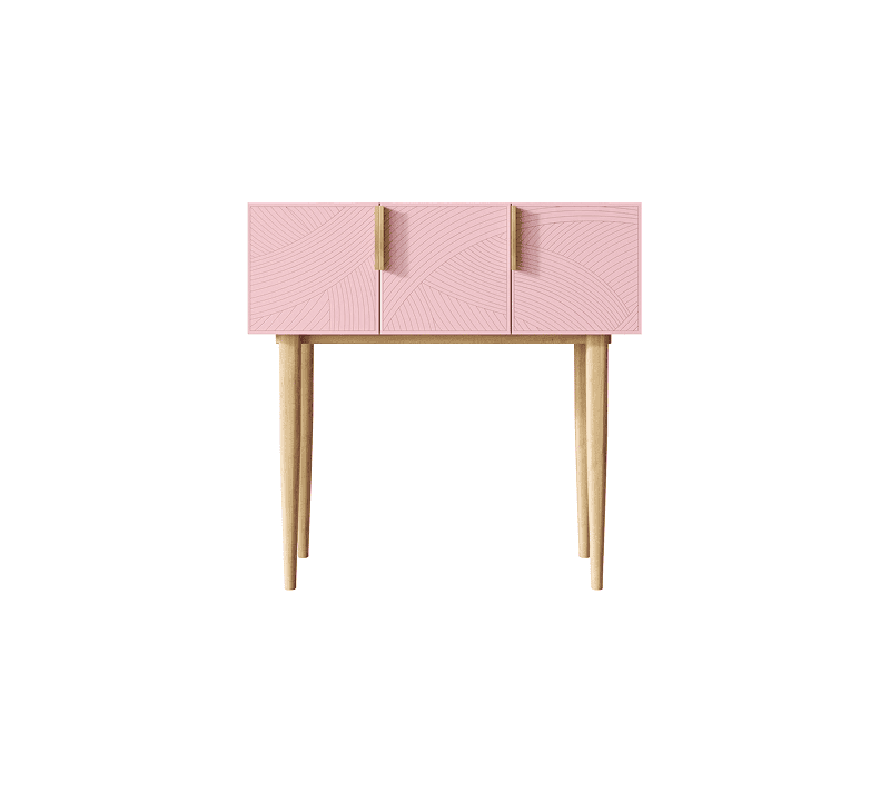 Стол консольный Лайн розовый LN15/GR1/pink