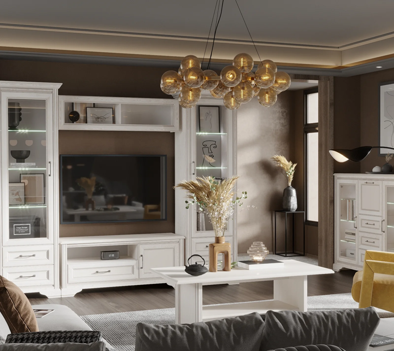 Витрина навесная Стилиус лиственница сибирская SFW1W_5