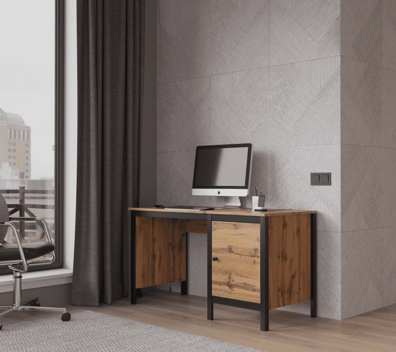 Стол письменный Лофт дуб вотан BIU/130_3