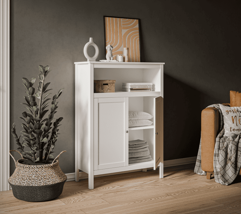 Шкаф Эва белый REG2D/125_2