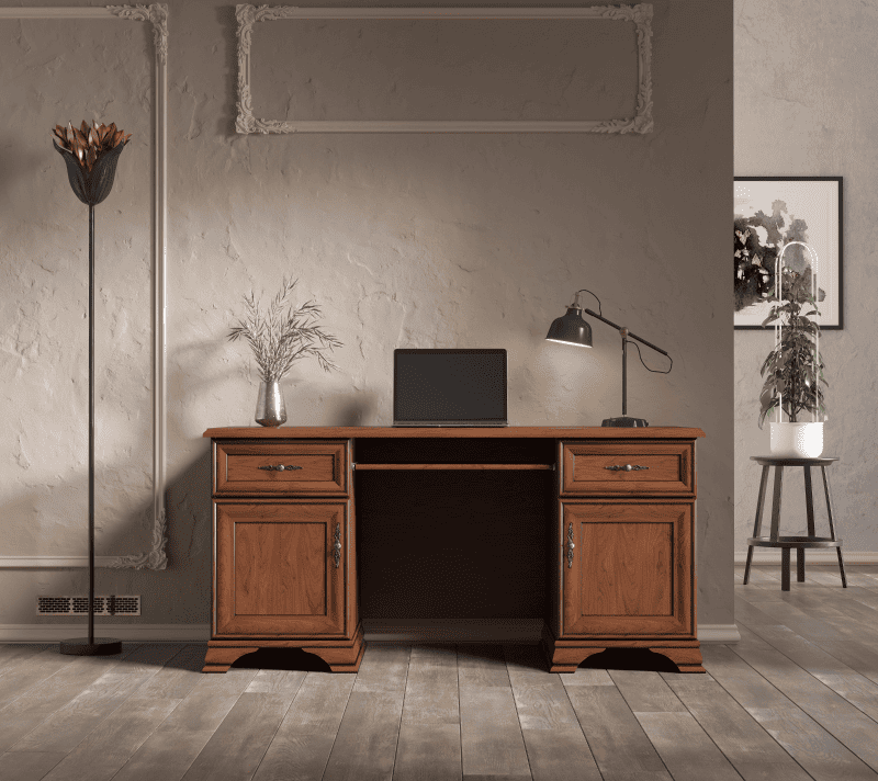 Стол письменный Кентаки каштан BIU2D2S_1