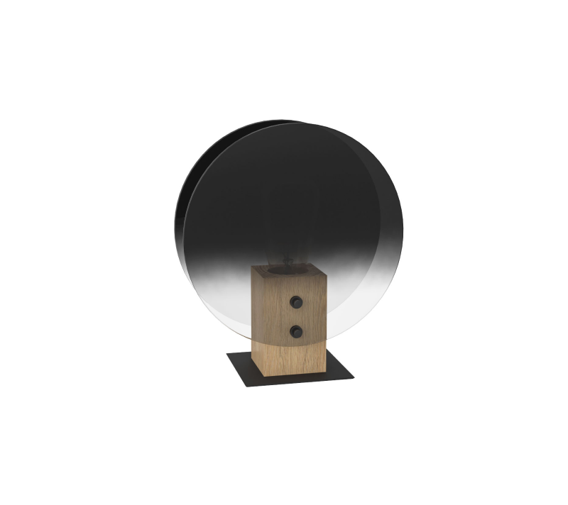 Настольная лампа Милена черный 390143