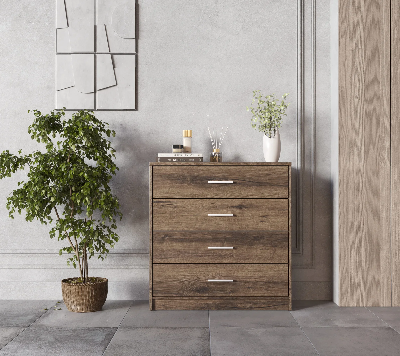 Комод Непо дуб монастырский KOM4S_1