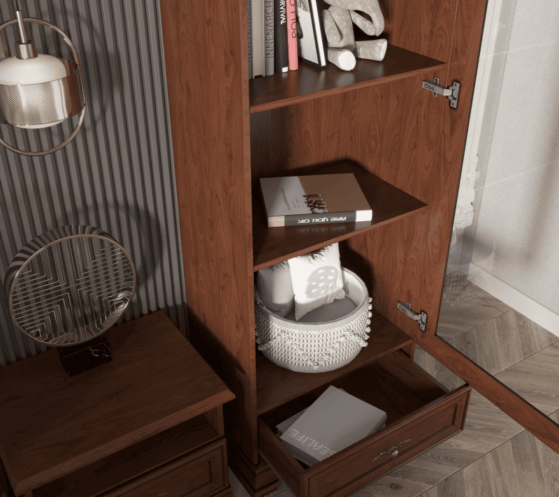 Витрина Кентаки каштан REG1W1S_6