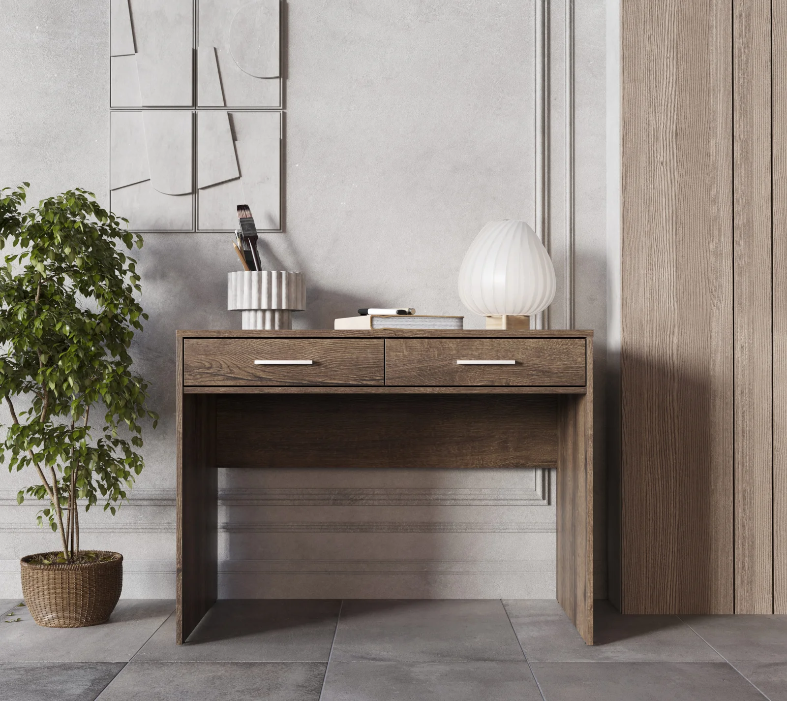 Стол письменный Непо дуб монастырский BIU2S_1