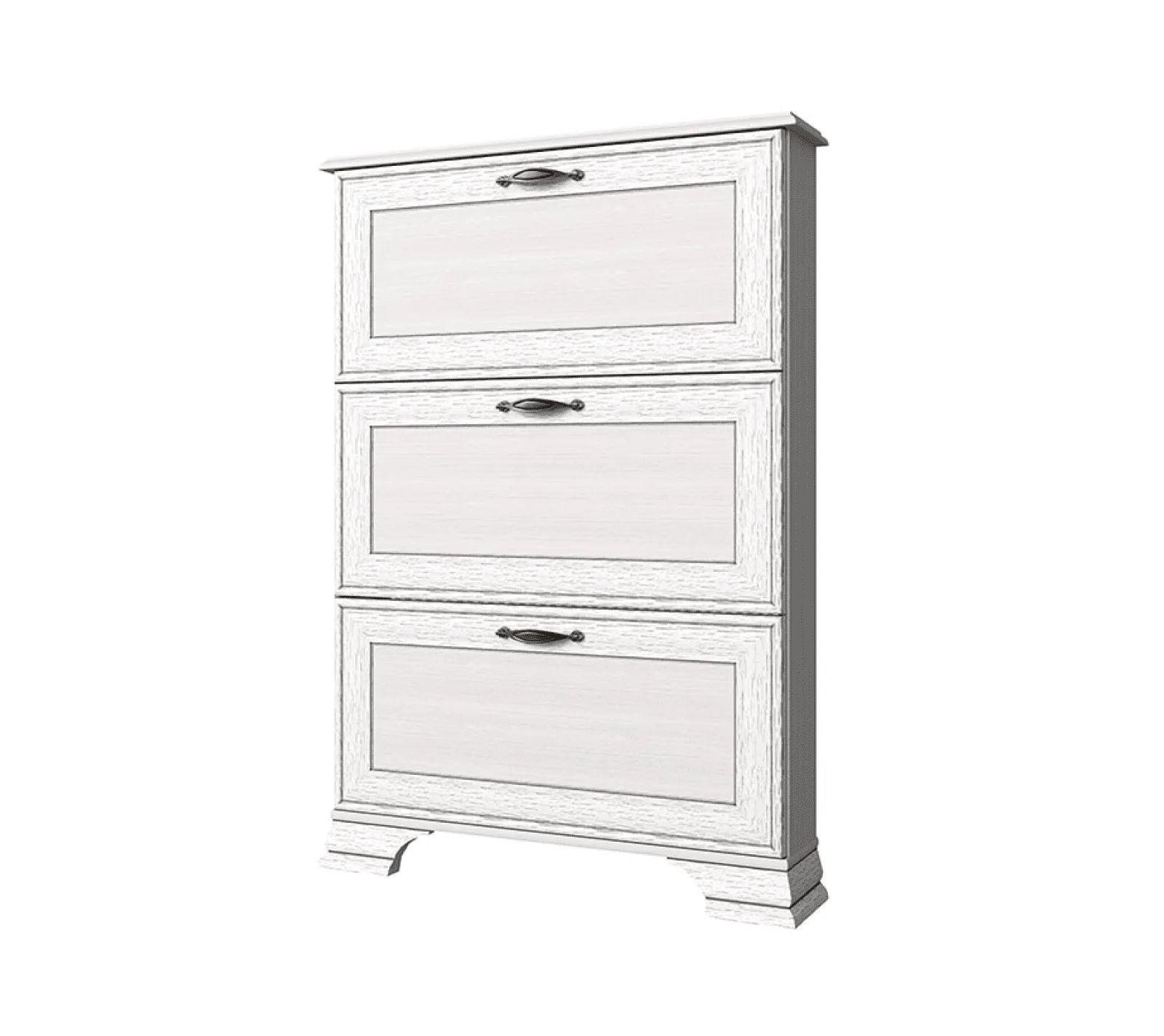 Тумба для обуви Тиффани вудлайн кремовый 3D