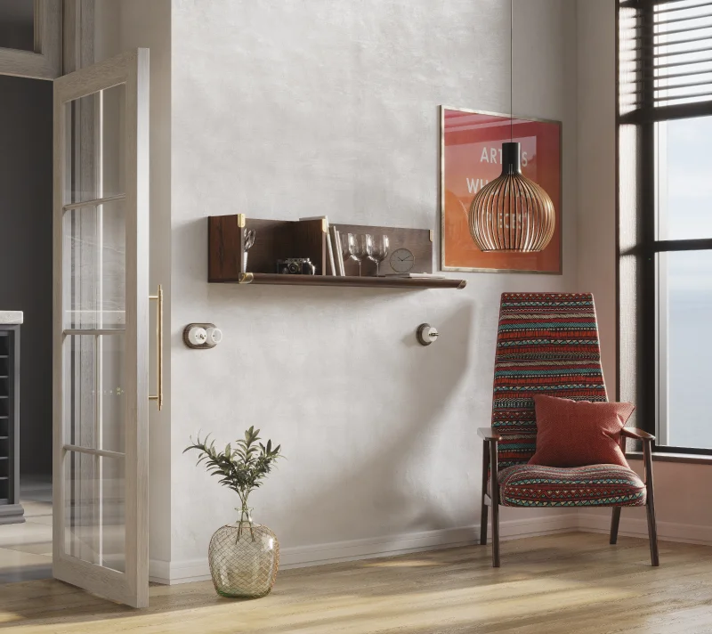 Полка Индиана дуб саттер POL_2