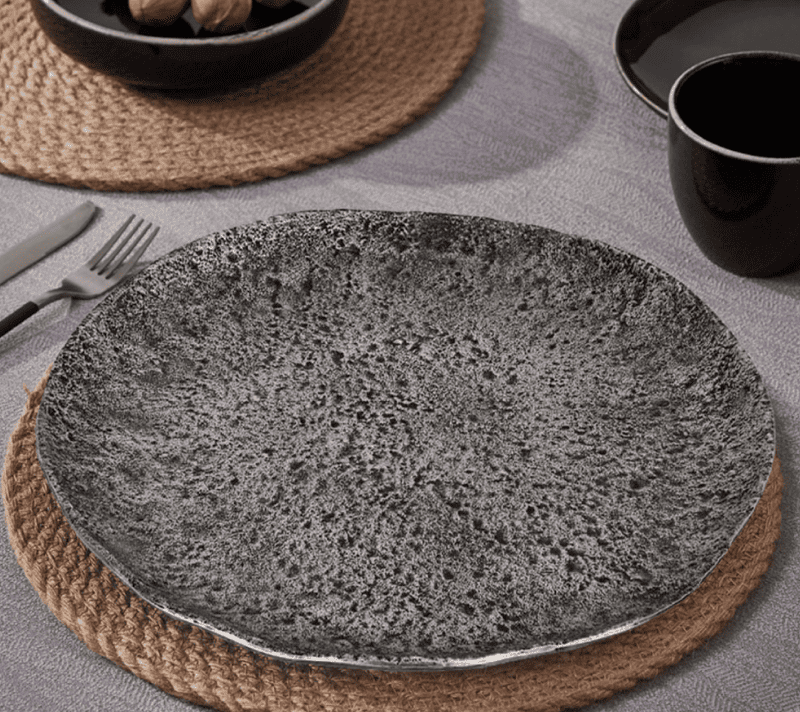 Тарелка декоративная Форлийет серый 427038_1