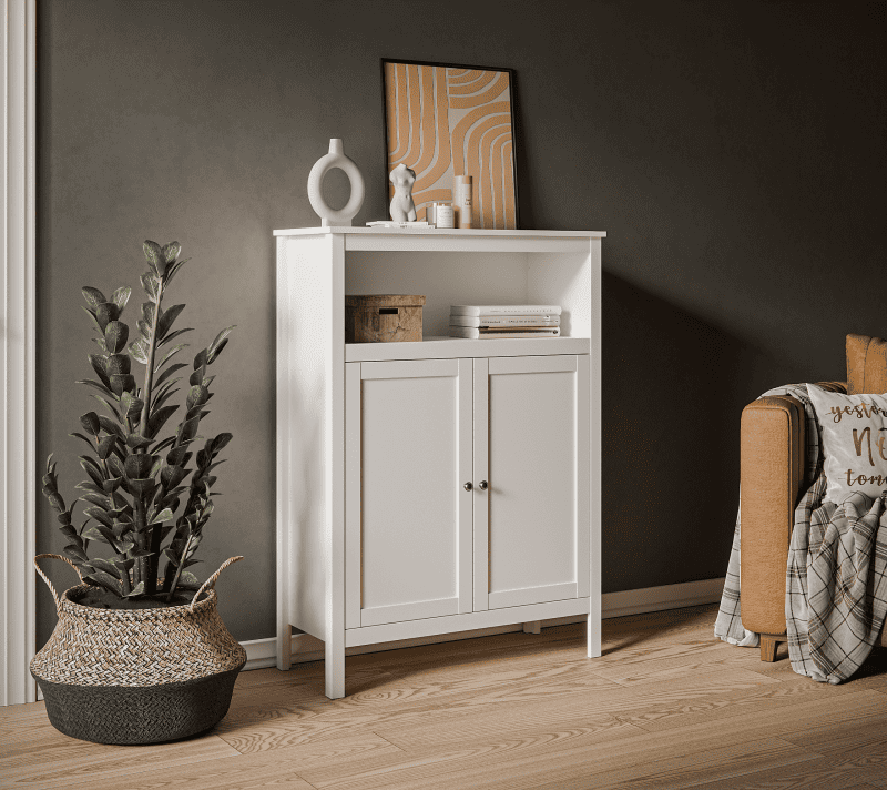 Шкаф Эва белый REG2D/125_3