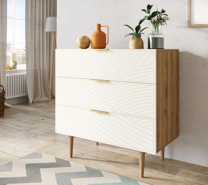 Комод Лайн бежевый LN12/GR1/beige_3