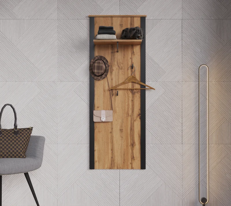 Вешалка Лофт дуб вотан WIE/55_1