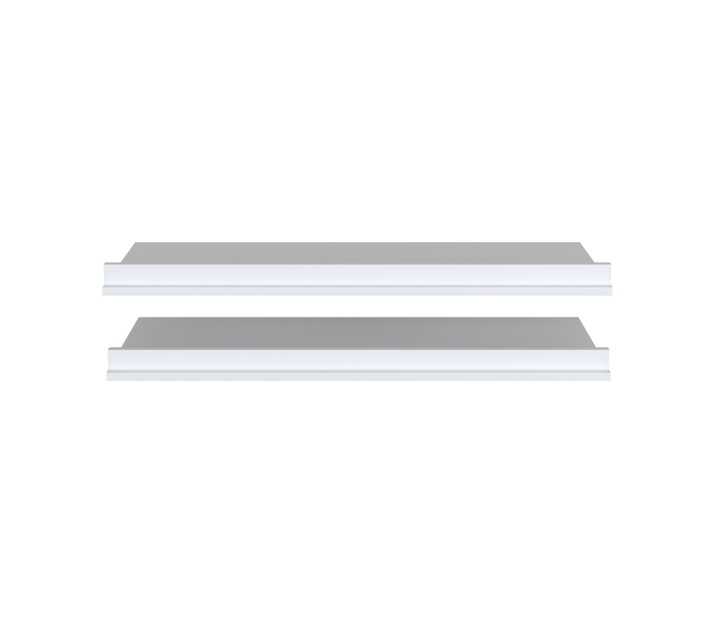 Комплект полок для обуви Моби белый POLB/100