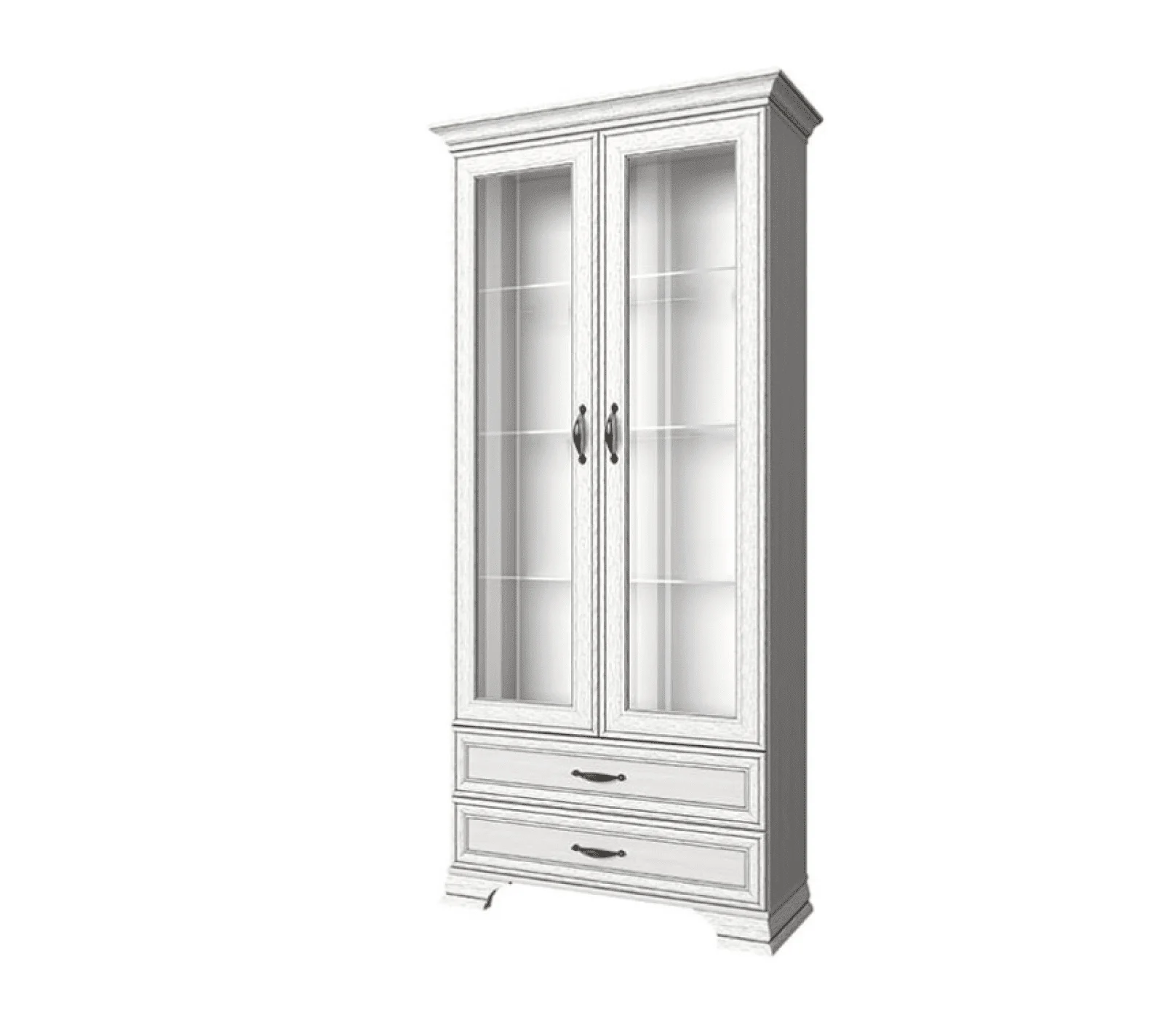 Витрина Тиффани вудлайн кремовый 2V2S