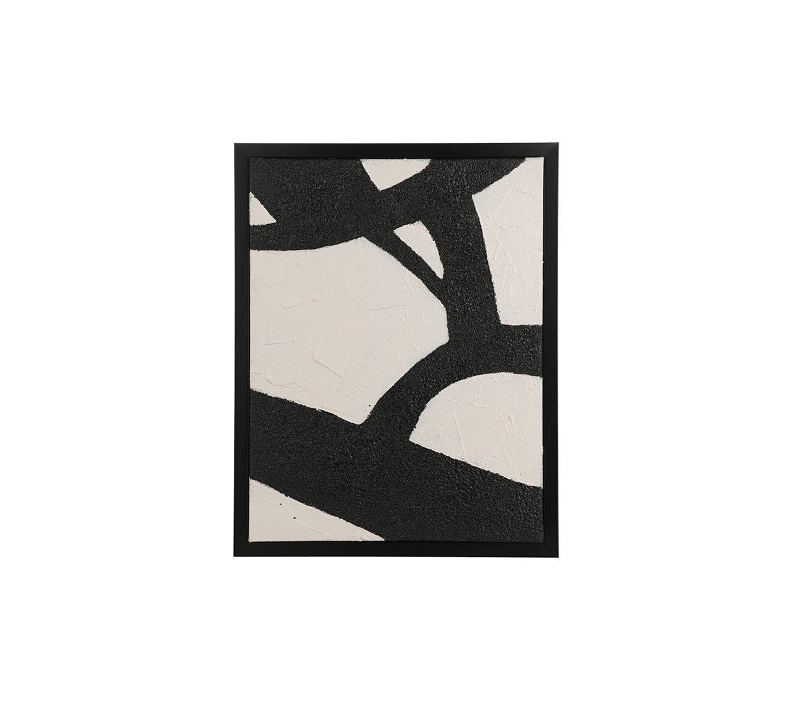 Комплект из 2-х картин Робервал черный/белый 423036