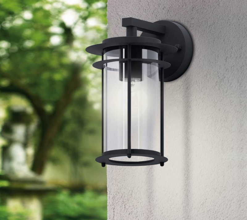 Уличный светильник настенный Валдео черный 96239_1