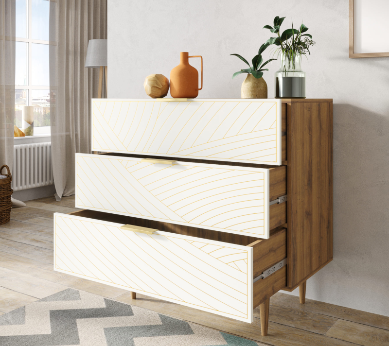 Комод Лайн бежевый LN12/GR1/beige_2