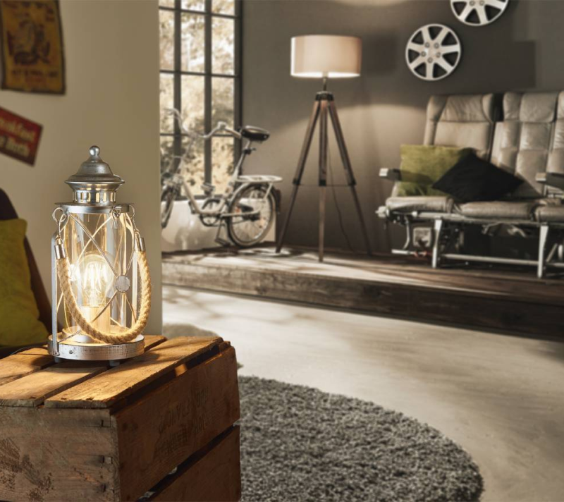 Настольная лампа Брэдфорд серебряный 49284_1