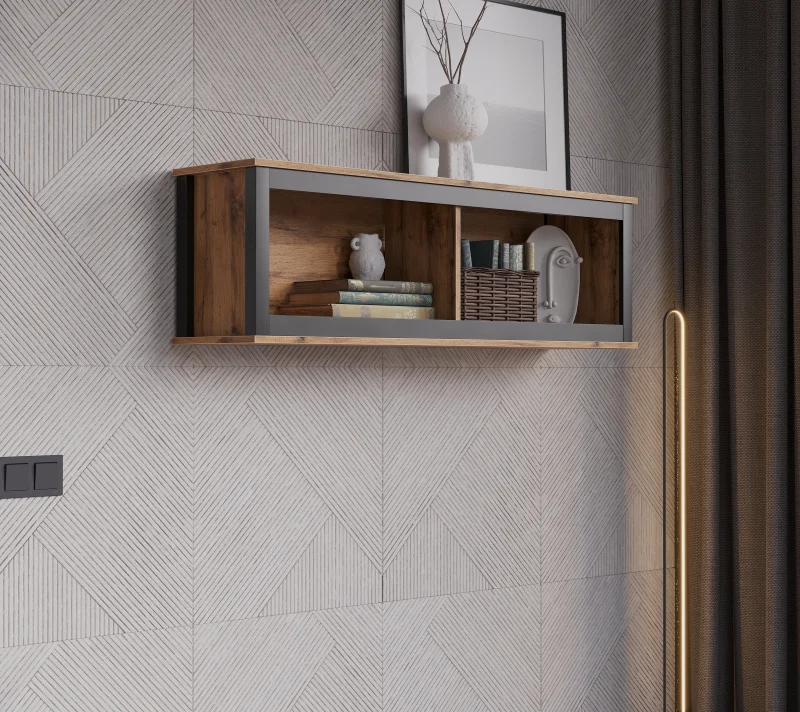 Полка навесная Лофт дуб вотан SFW/130_2