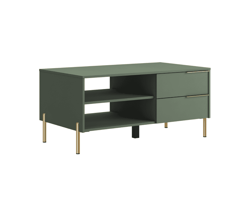 Стол журнальный Сиена дымчатый зеленый/дуб вотан LAW2S_1