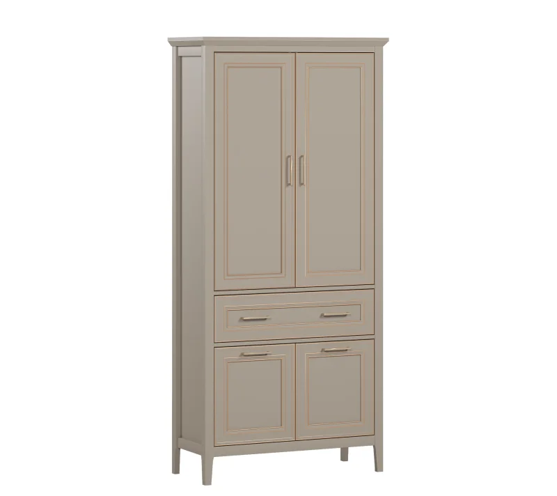 Шкаф Классик глиняный серый REG4D1S_2