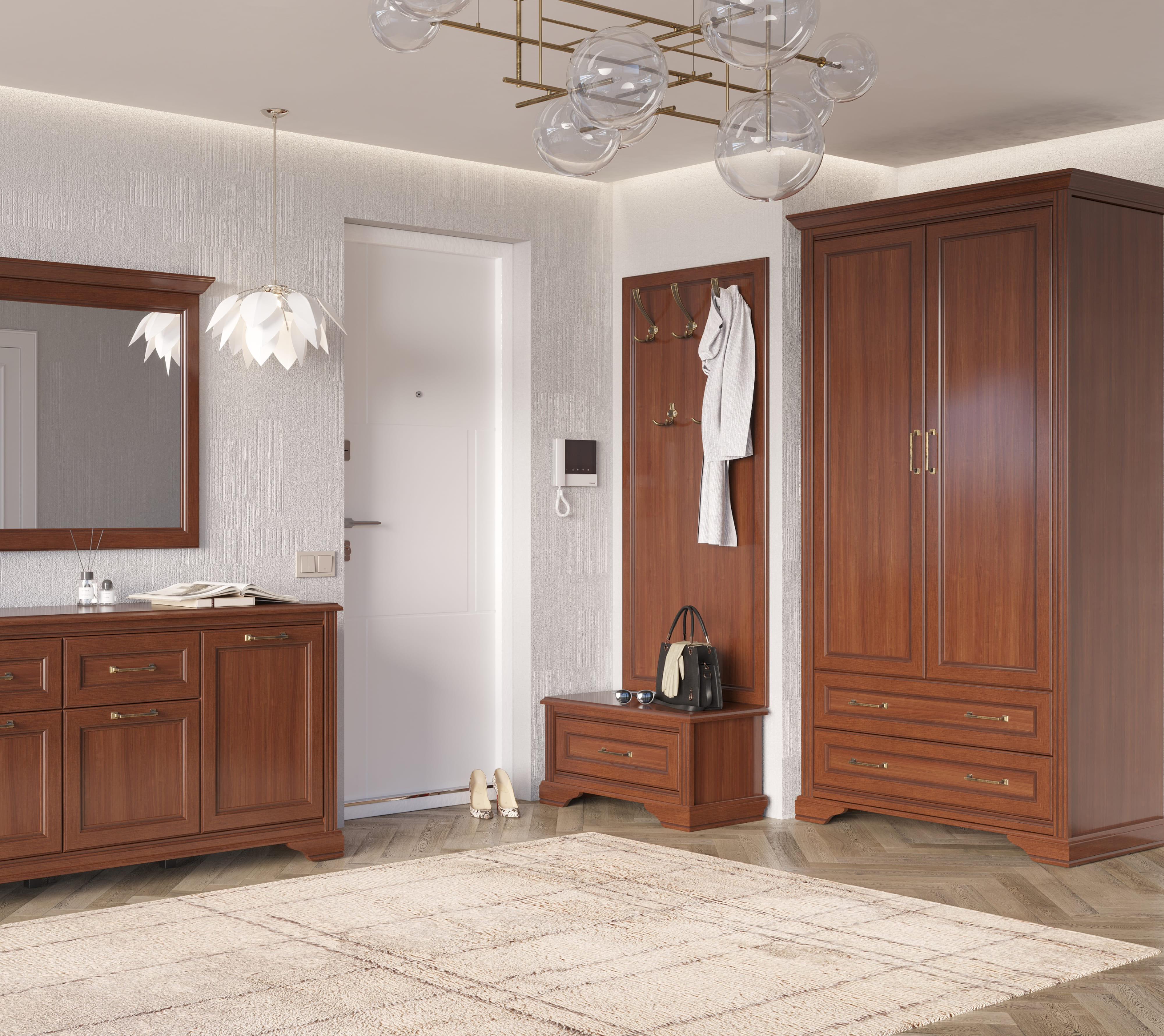 Шкаф Стилиус орех донской SZF2D2S_5