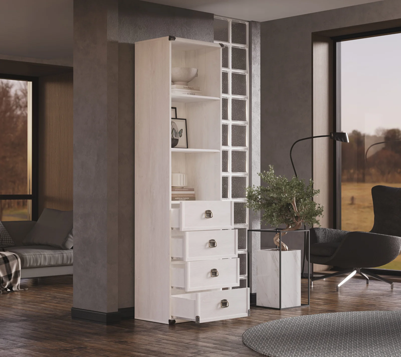 Стеллаж Индиана сосна каньон JREG4SO/50_2