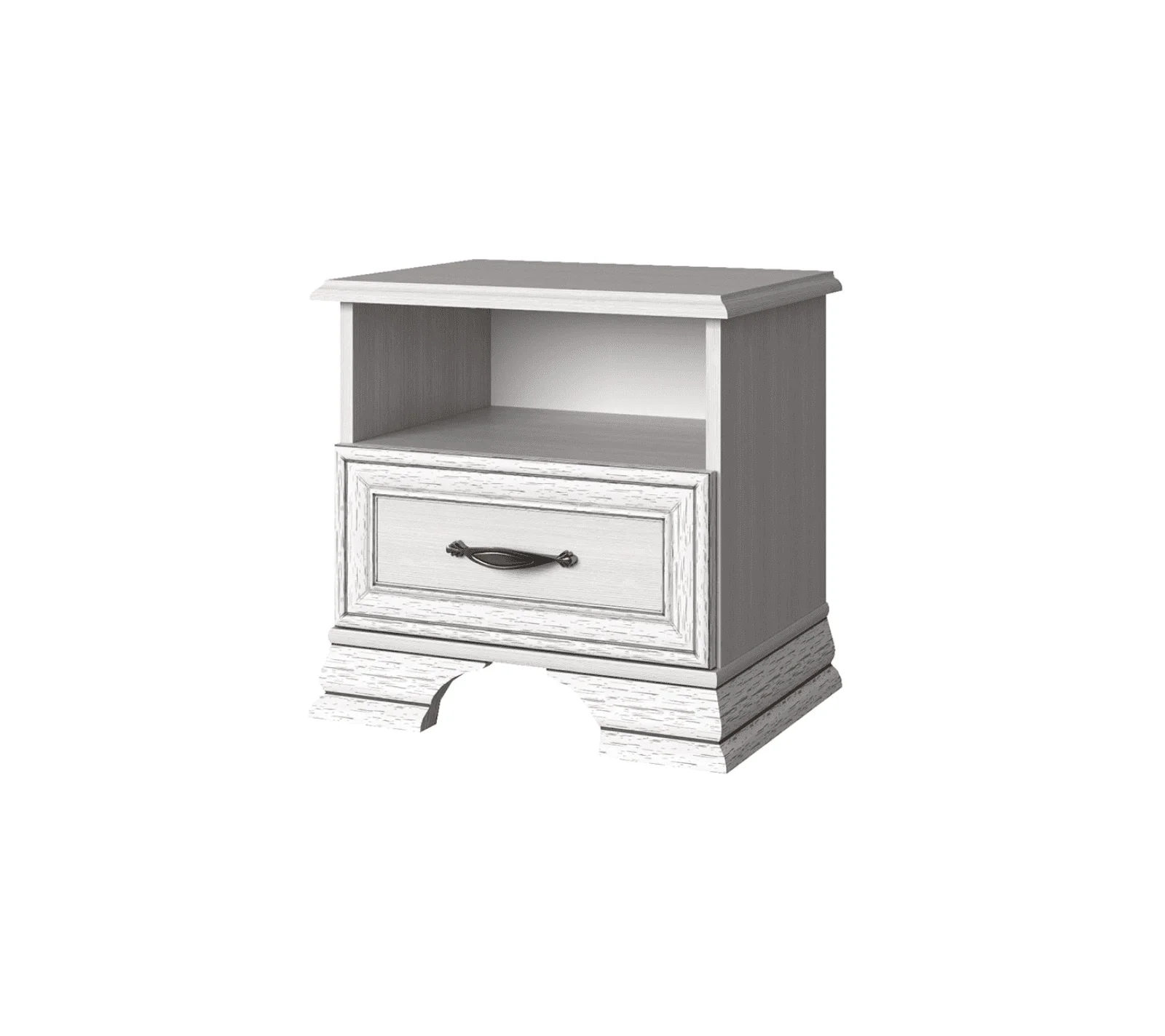 Тумба прикроватная Тиффани вудлайн кремовый 1S