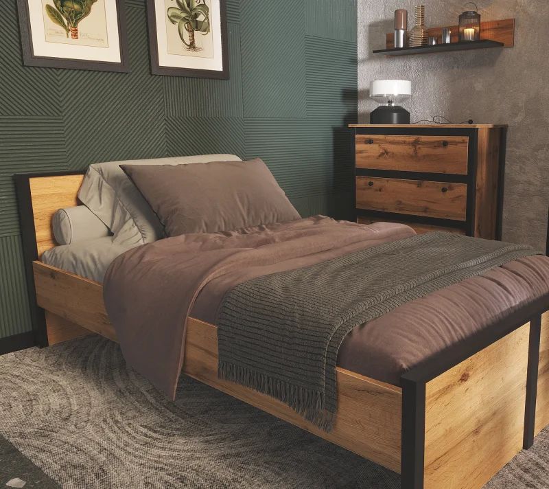 Комод Лофт дуб вотан KOM3S/90_5