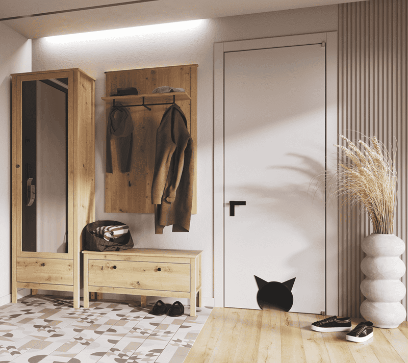 Вешалка Хельга дуб артизан WIE/80_5