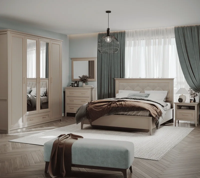 Кровать с подъемным механизмом и мягким элементом Классик LOZ160x200_4