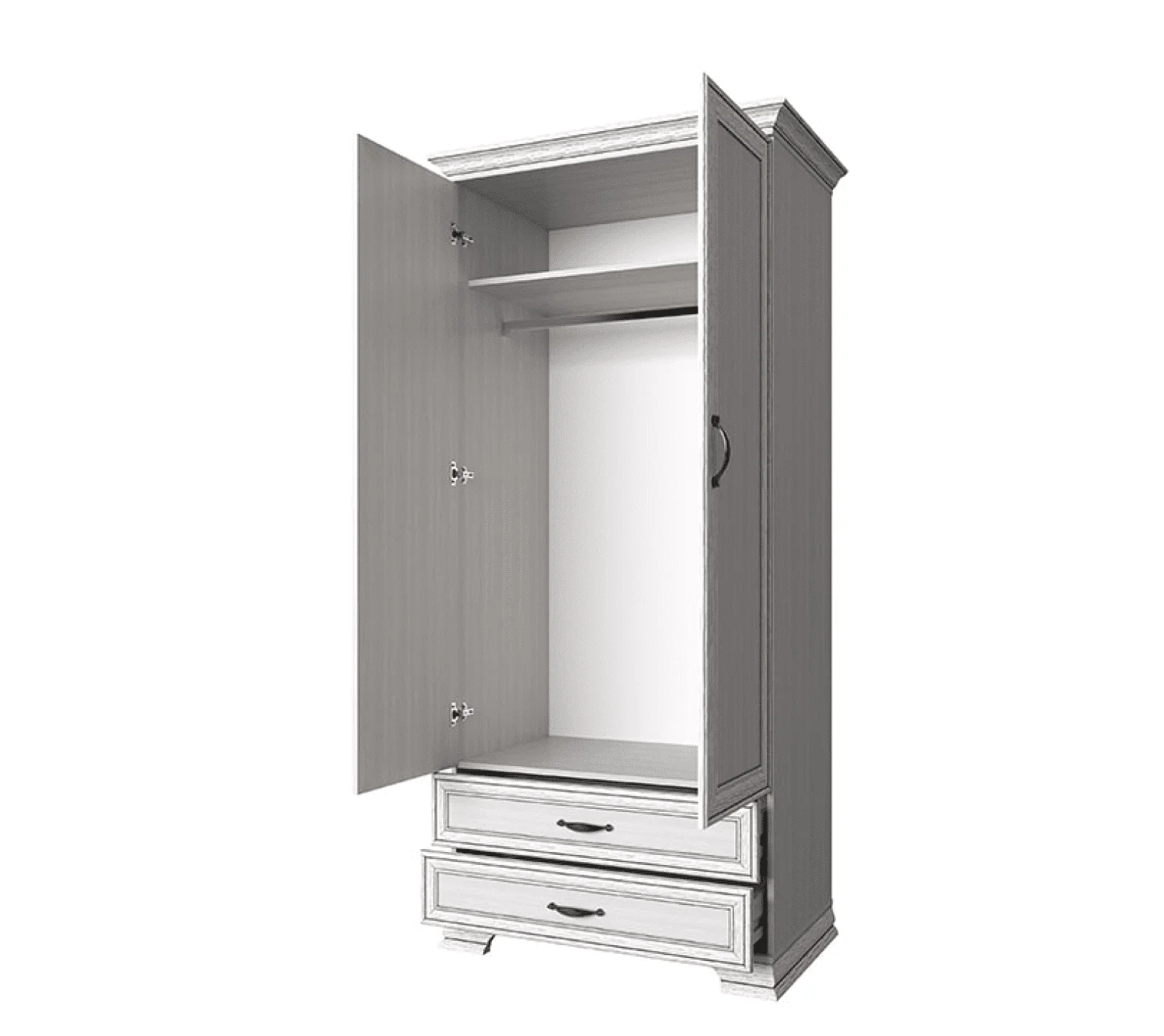 Шкаф Тиффани вудлайн кремовый 2DG2S_1