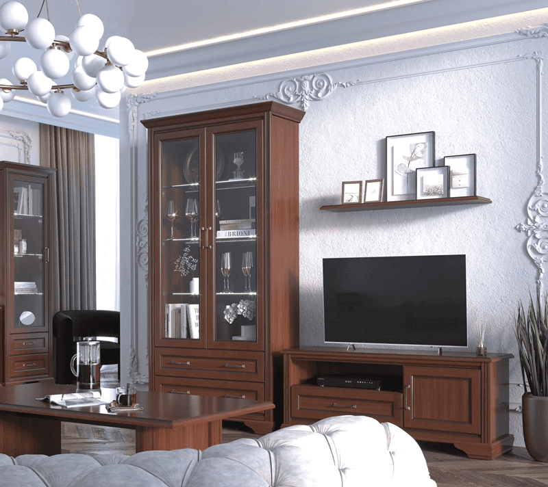 Полка Стилиус орех донской POL/100_4