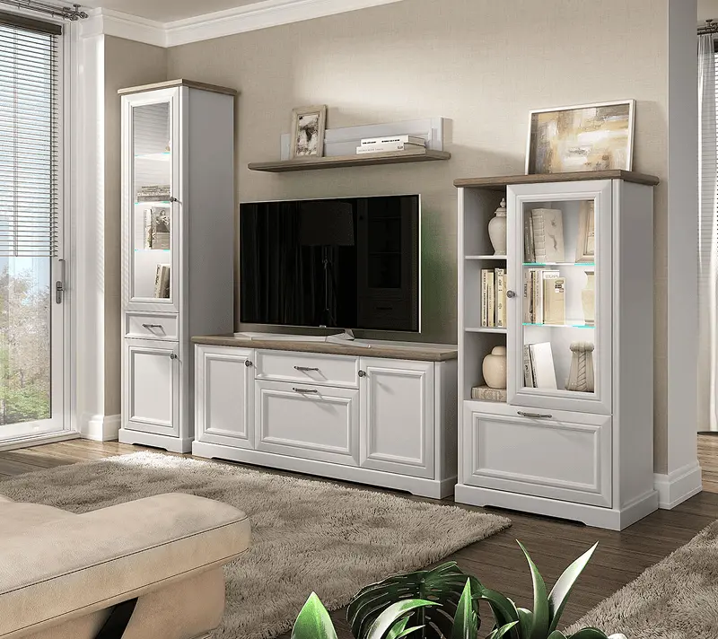 Полка навесная Тоскана Нью персидский жемчуг/каньон_4