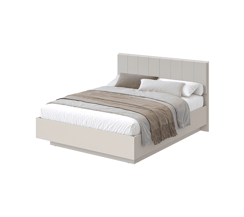 Кровать с подъемным механизмом Бетти кашемир 160x200