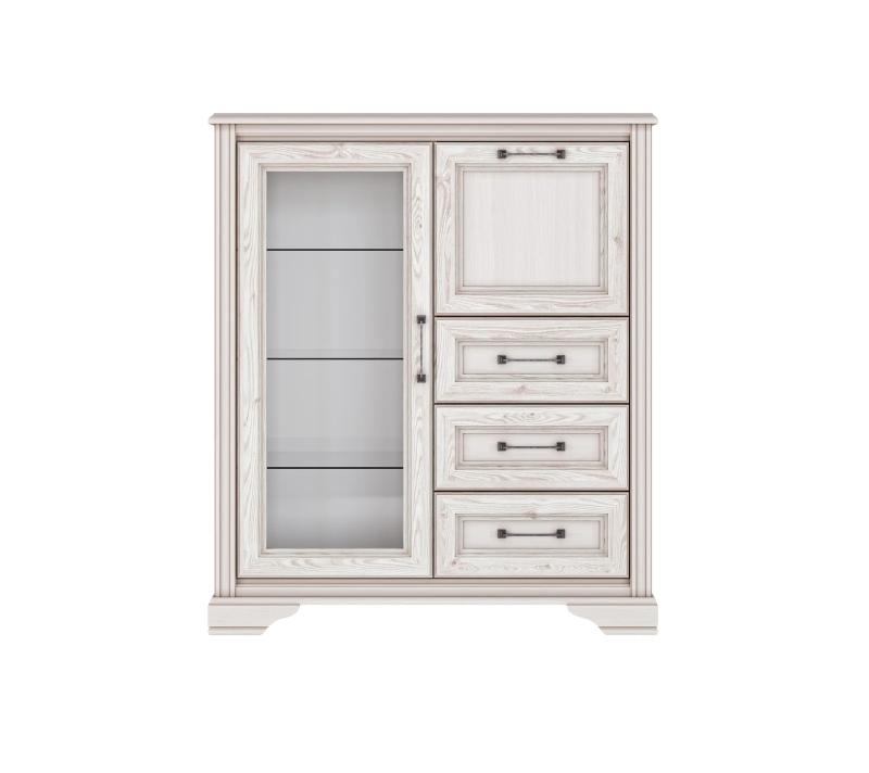 Тумба-витрина Стилиус лиственница сибирская KOM1W1B3S