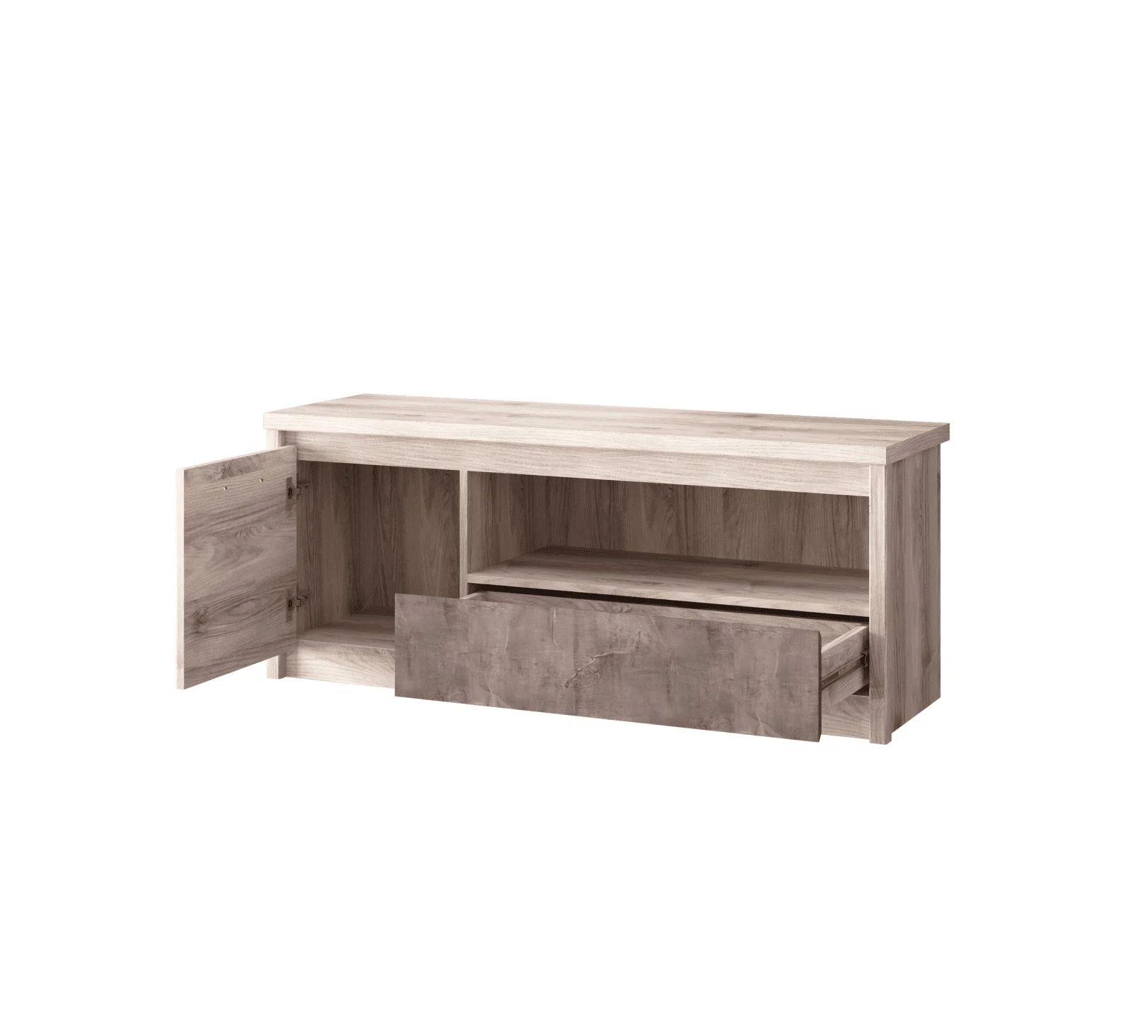 Тумба под телевизор Джаз каштан найроби/оникс RTV 1D1SN_1