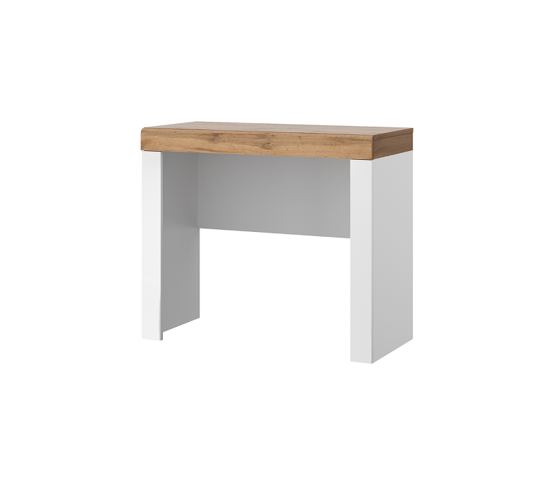 Стол туалетный белый глянец/дуб вотан Таурус 1S