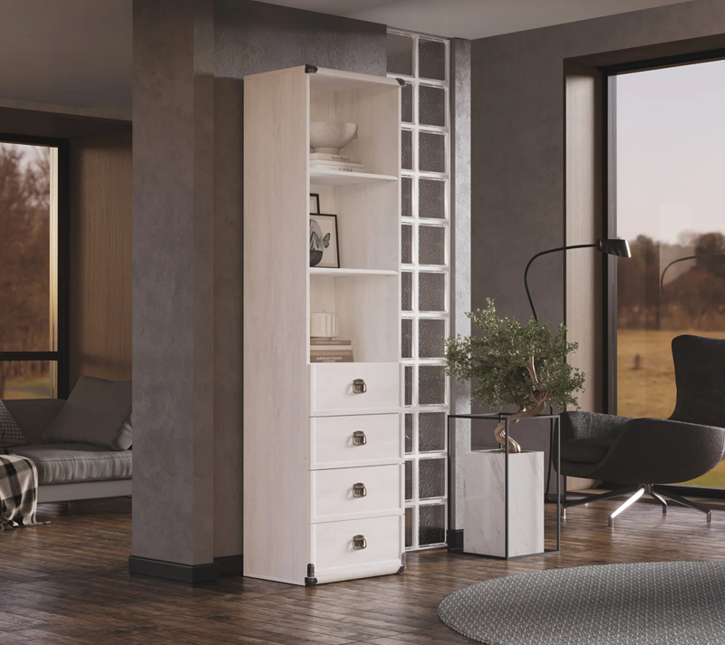 Стеллаж Индиана сосна каньон JREG4SO/50_3