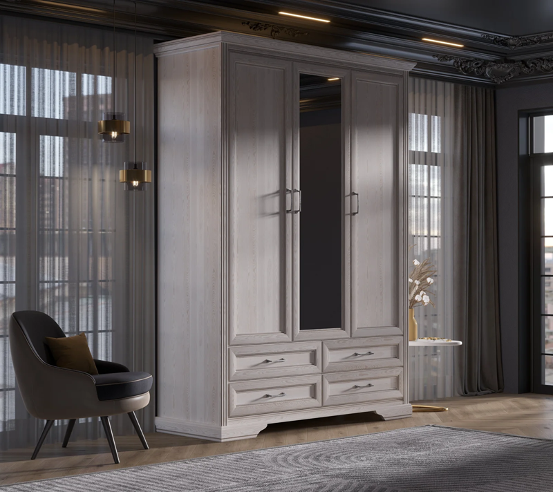 Шкаф Стилиус лиственница сибирская SZF3D4S_3