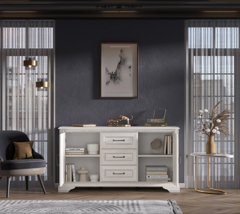 Тумба-комод Стилиус лиственница сибирская KOM2D3S_2