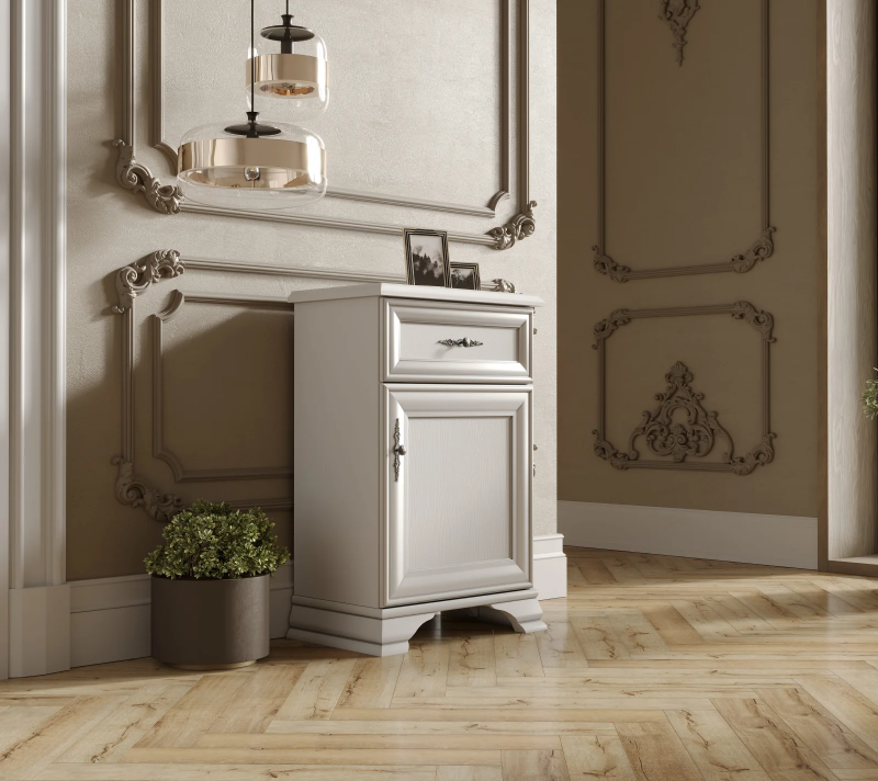 Тумба Кентаки белый KOM1D1S/P_3