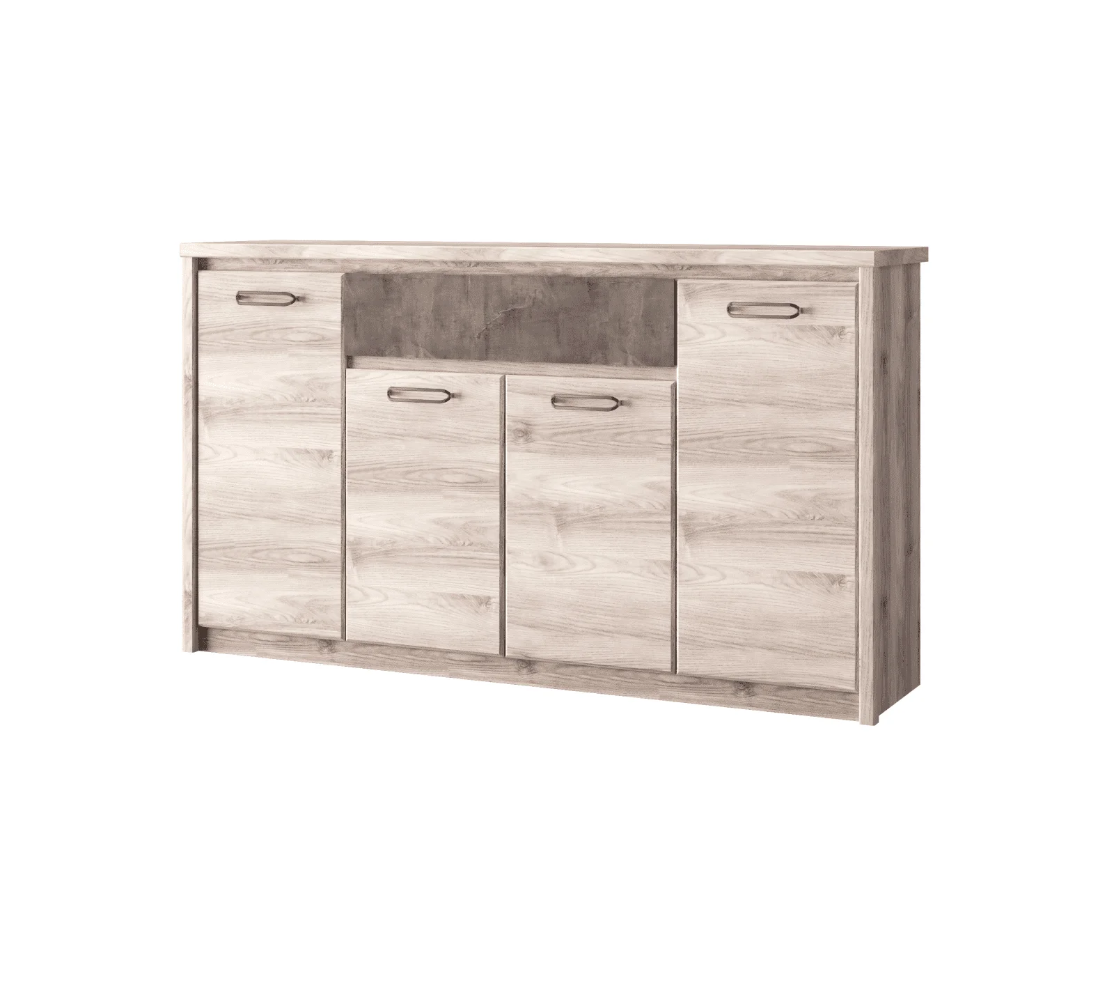 Тумба-комод Джаз каштан найроби/оникс 4D1S