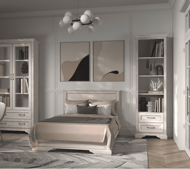 Кровать Стилиус лиственница сибирская LOZ120х200_4