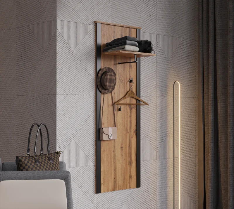 Вешалка Лофт дуб вотан WIE/55_2