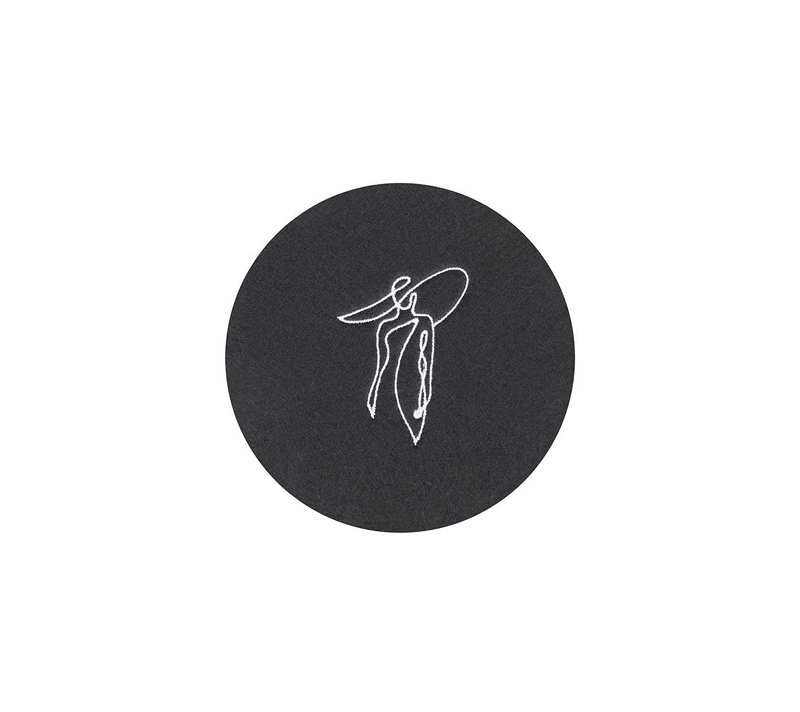 Салфетка для сервировки Андасиб черный 420187